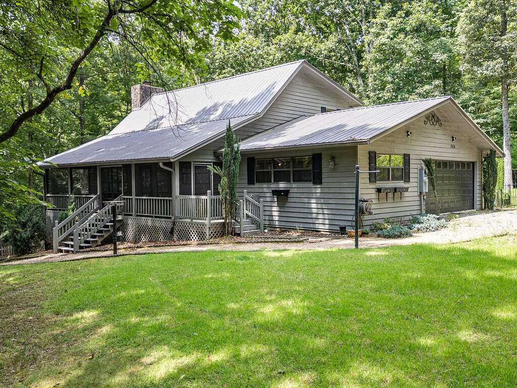 6.85 Acres of Land with Home for Sale in Murphy, North Carolina