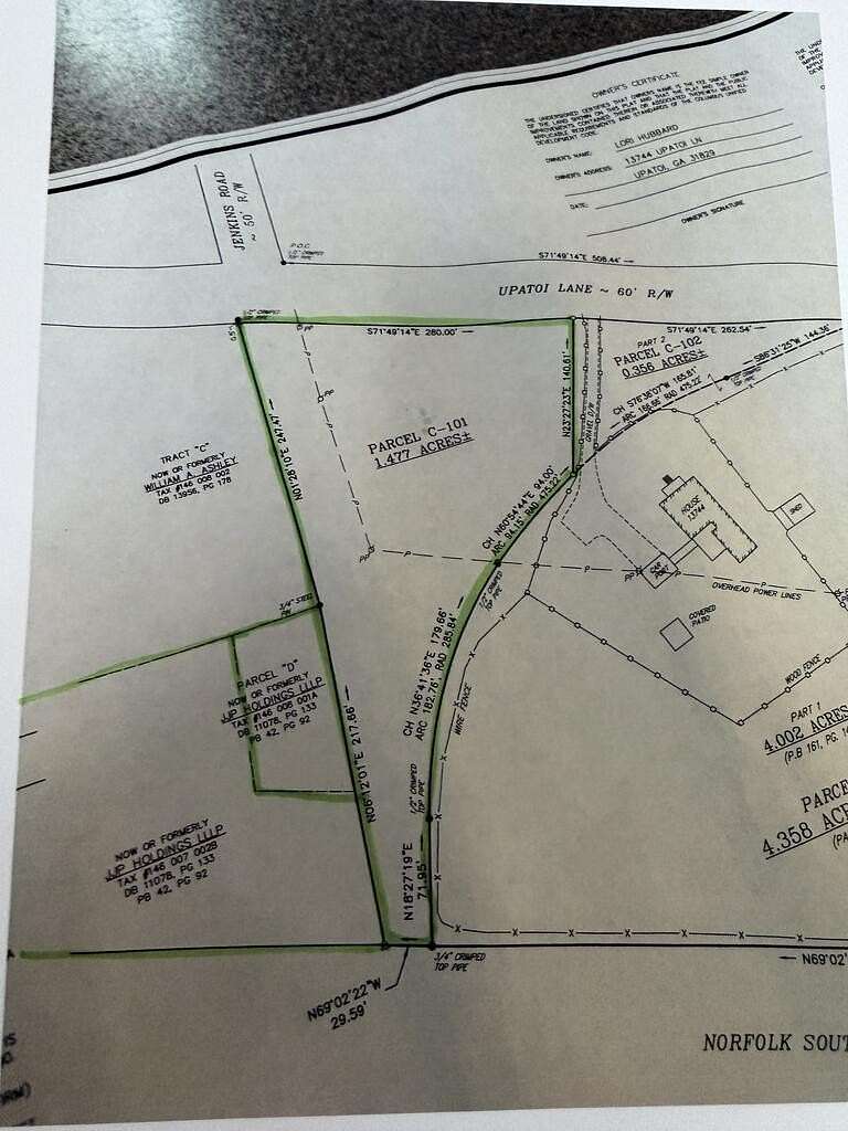 1.4 Acres of Residential Land for Sale in Upatoi, Georgia