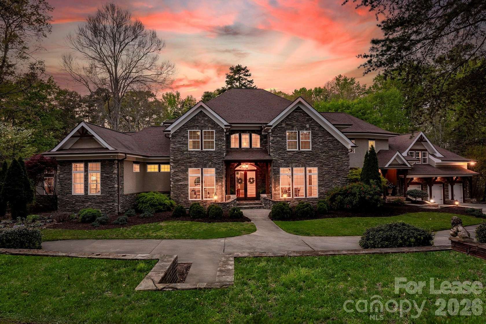 2.49 Acres of Land with Home for Lease in Huntersville, North Carolina
