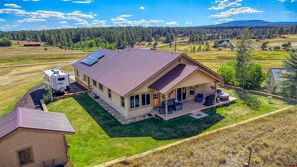 6.57 Acres of Land with Home for Sale in Pagosa Springs, Colorado