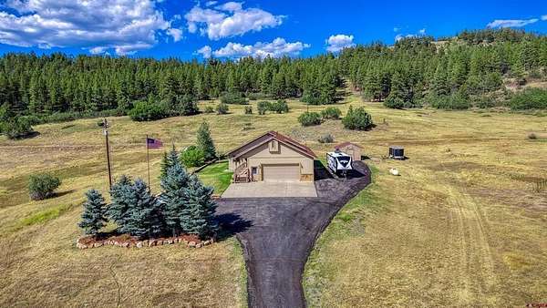 6.57 Acres of Land with Home for Sale in Pagosa Springs, Colorado