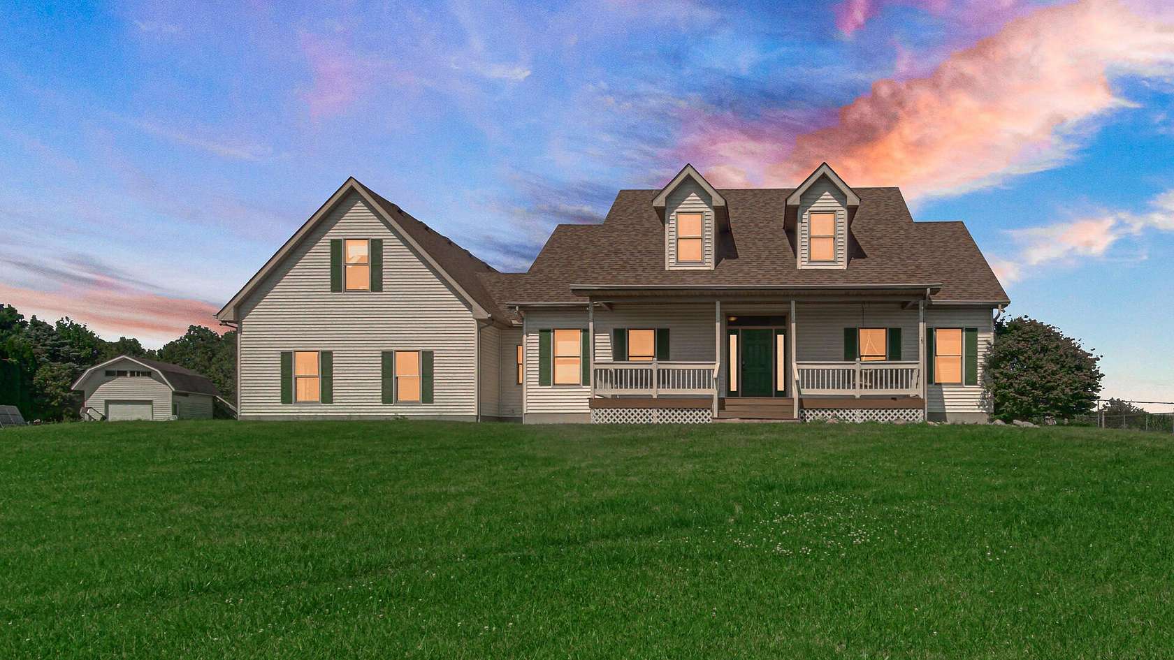 4.82 Acres of Land with Home for Sale in Kouts, Indiana