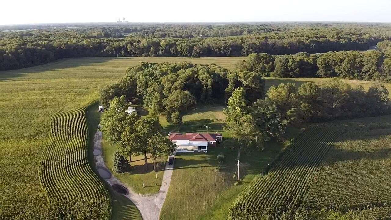 4.25 Acres of Land with Home for Sale in Wheatfield, Indiana