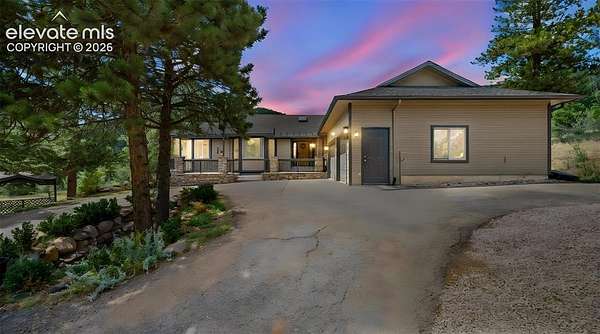 2.63 Acres of Land with Home for Sale in Woodland Park, Colorado