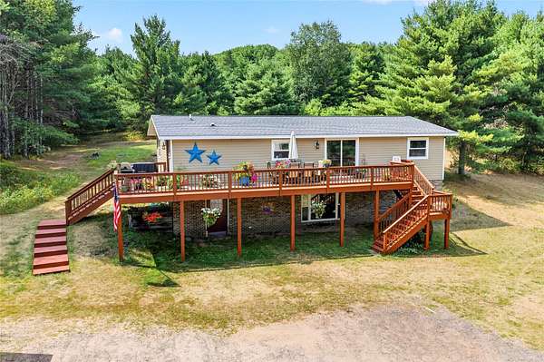 5 Acres of Land with Home for Sale in Cable, Wisconsin