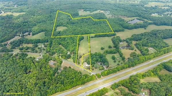35.6 Acres of Land with Home for Sale in Julian, North Carolina