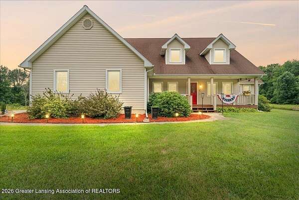 12.8 Acres of Land with Home for Sale in Albion, Michigan