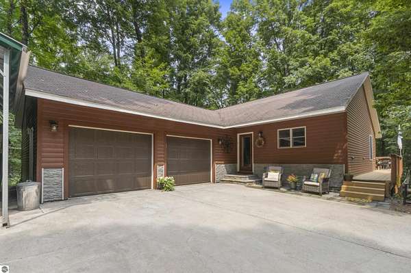 10 Acres of Recreational Land with Home for Sale in Copemish, Michigan