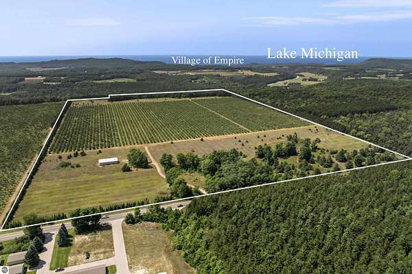 120 Acres of Recreational & Residential Land for Sale in Empire, Michigan