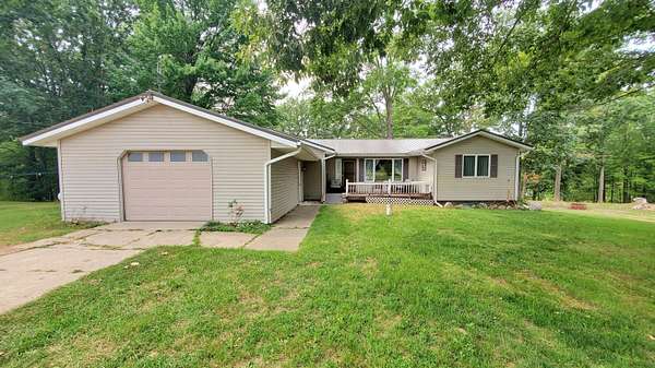 10.5 Acres of Land with Home for Sale in Evart, Michigan