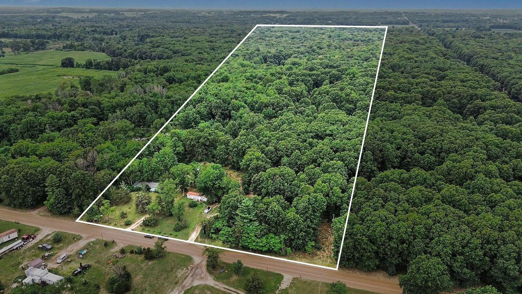 40 Acres of Recreational Land with Home for Sale in Pullman, Michigan