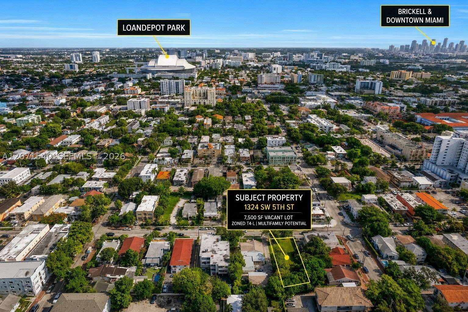 0.17 Acres of Residential Land for Sale in Miami, Florida
