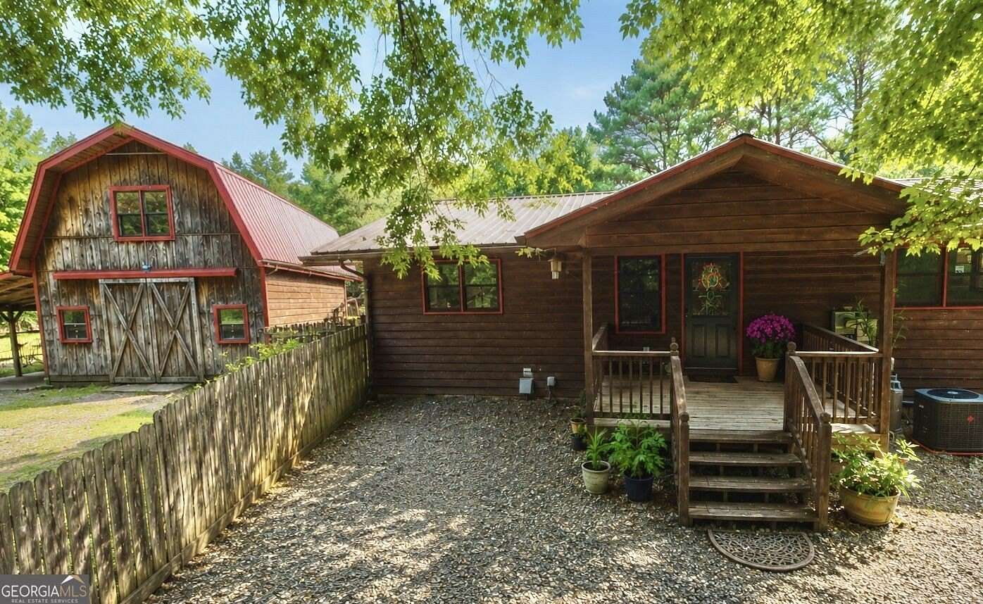 4.86 Acres of Land with Home for Sale in Morganton, Georgia