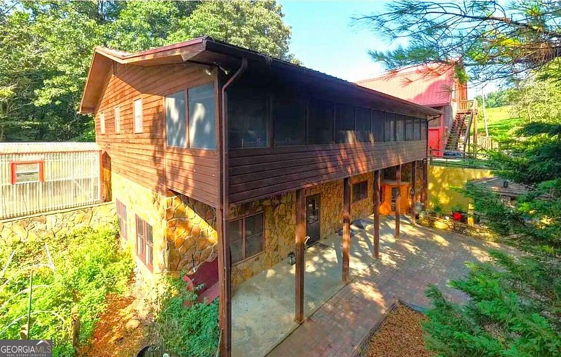 4.86 Acres of Land with Home for Sale in Morganton, Georgia