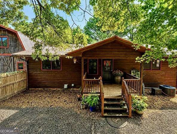 4.86 Acres of Land with Home for Sale in Morganton, Georgia