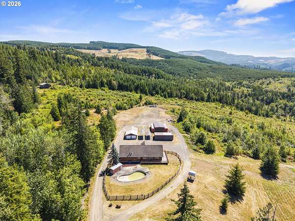 90 Acres of Land with Home for Sale in Toutle, Washington