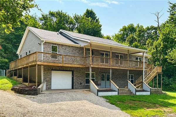 5.17 Acres of Land with Home for Sale in Corydon, Indiana