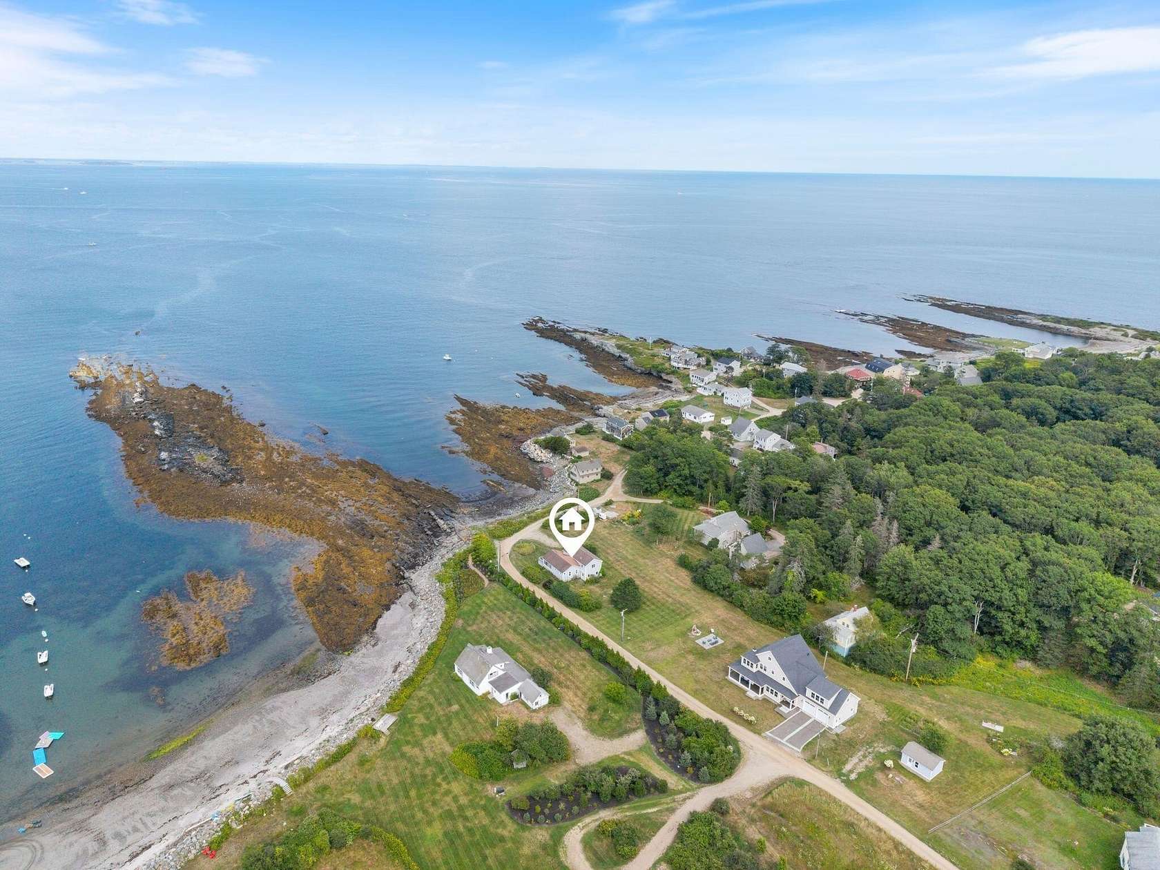 7.27 Acres of Land with Home for Sale in Cape Elizabeth, Maine