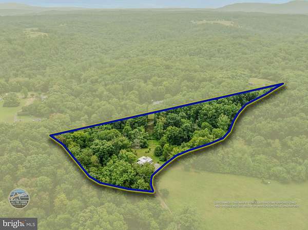 3.8 Acres of Land with Home for Sale in Berkeley Springs, West Virginia