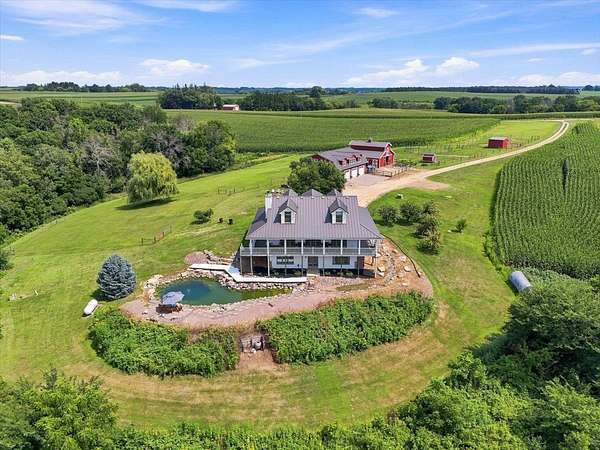 23.2 Acres of Agricultural Land with Home for Sale in Stockholm, Wisconsin