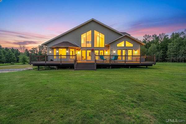 59.2 Acres of Land with Home for Sale in Wilson, Michigan
