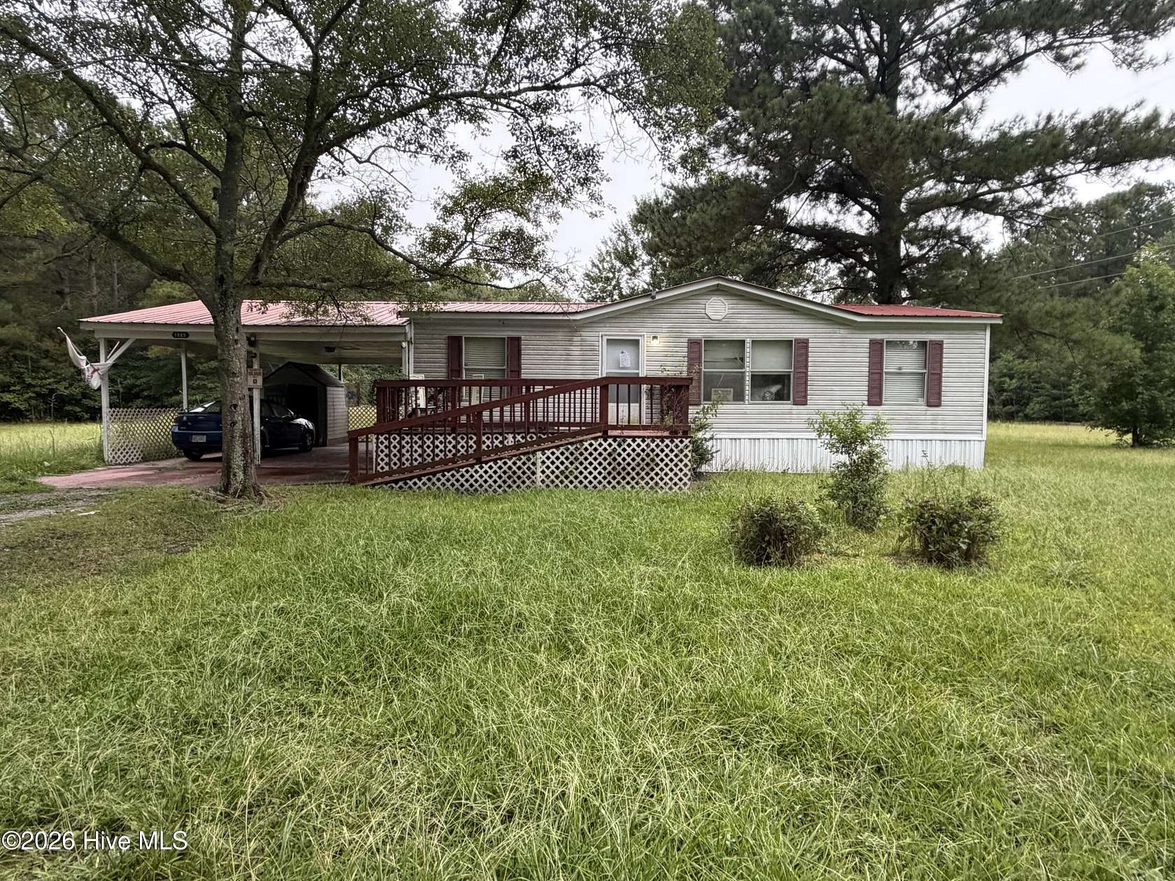 2 Acres of Land with Home for Sale in Jacksonville, North Carolina