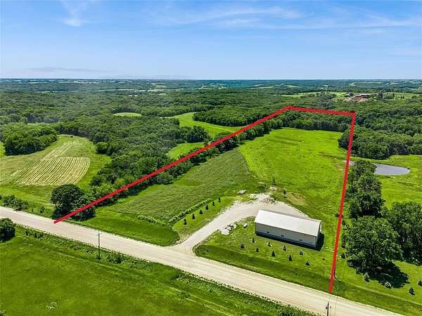 11.2 Acres of Recreational & Residential Land for Sale in St. Charles, Iowa