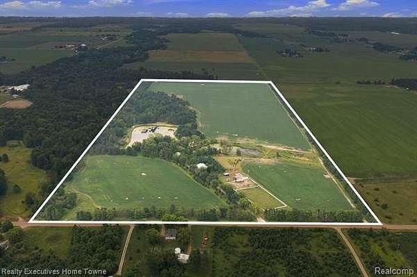 60 Acres of Land with Home for Sale in Marion Township, Michigan
