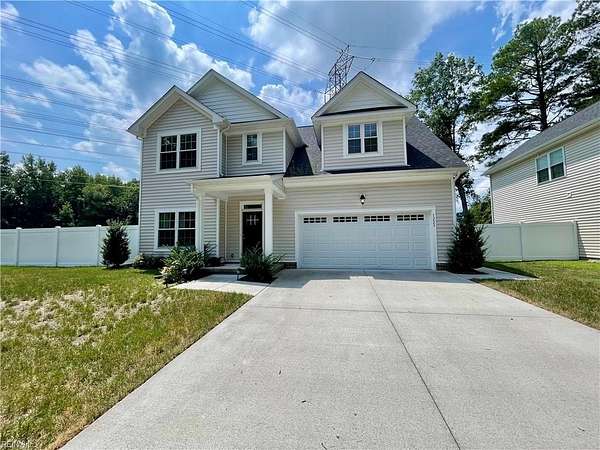 1.7 Acres of Land with Home for Lease in Chesapeake, Virginia