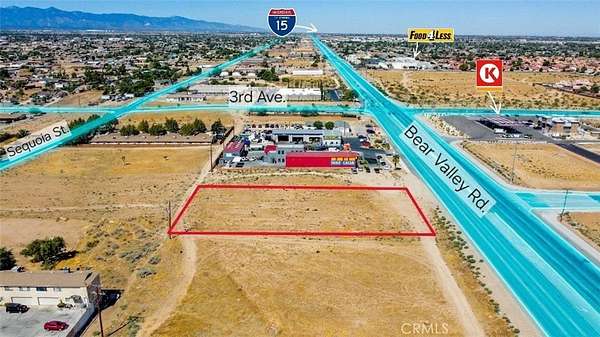 0.68 Acres of Commercial Land for Sale in Hesperia, California