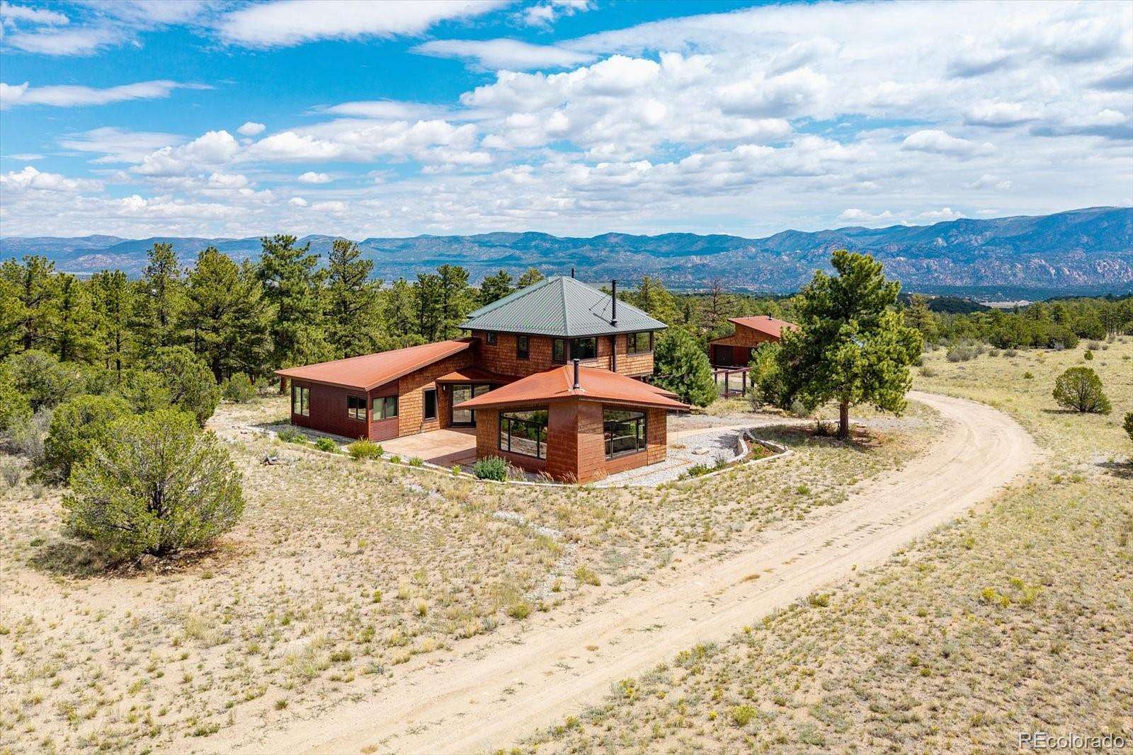 35.3 Acres of Recreational Land with Home for Sale in Nathrop, Colorado