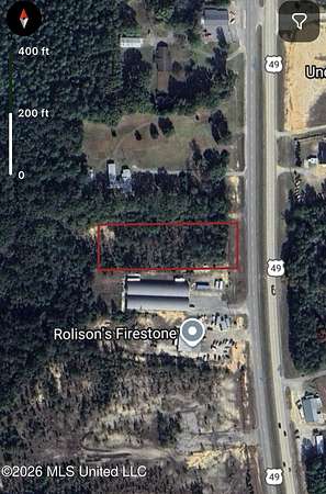 1.5 Acres of Commercial Land for Sale in Saucier, Mississippi