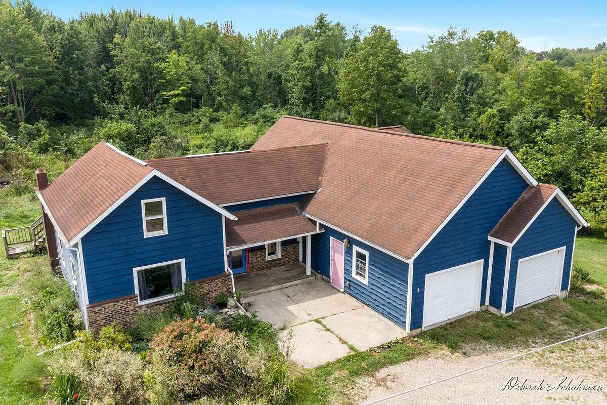 10 Acres of Land with Home for Sale in Gobles, Michigan