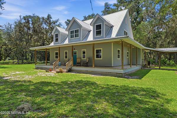 20 Acres of Agricultural Land with Home for Sale in Keystone Heights, Florida