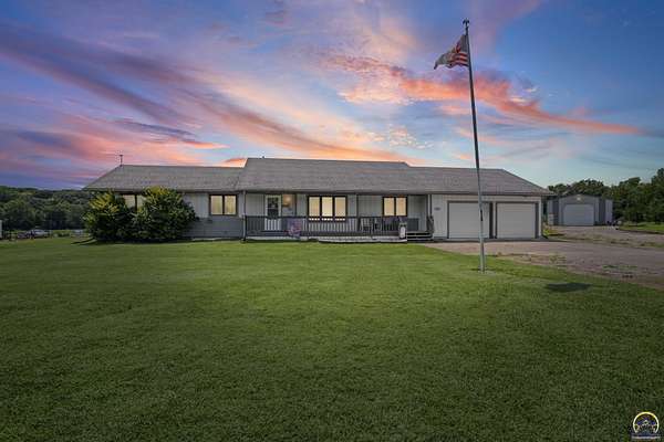 2.65 Acres of Land with Home for Sale in Carbondale, Kansas