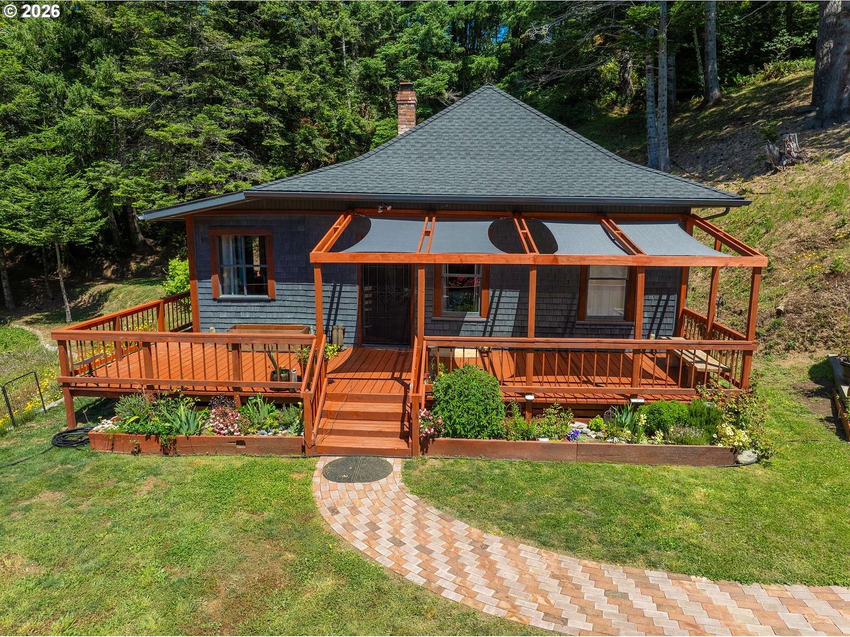 9 Acres of Land with Home for Sale in Gold Beach, Oregon
