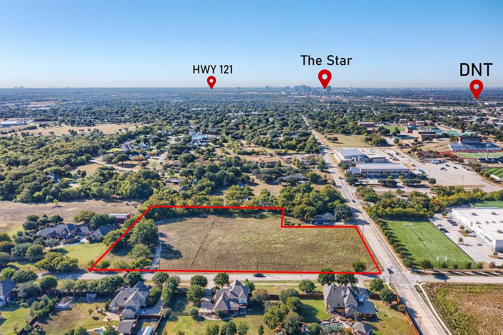 5.73 Acres of Residential Land for Sale in Frisco, Texas