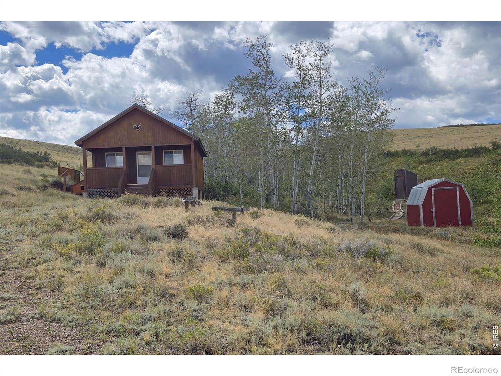 38 Acres of Recreational Land with Home for Sale in Red Feather Lakes, Colorado