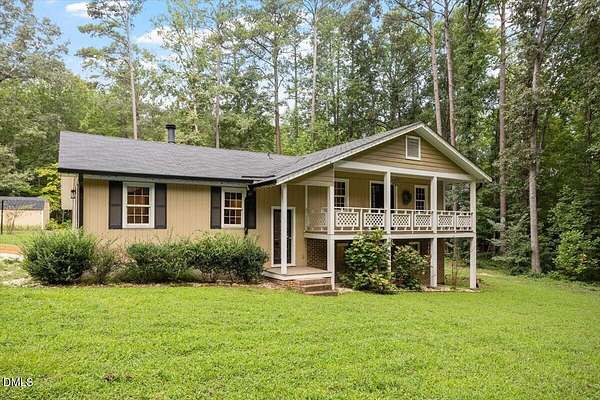 11.8 Acres of Land with Home for Lease in Louisburg, North Carolina