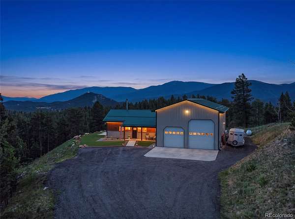 23.4 Acres of Land with Home for Sale in Bailey, Colorado