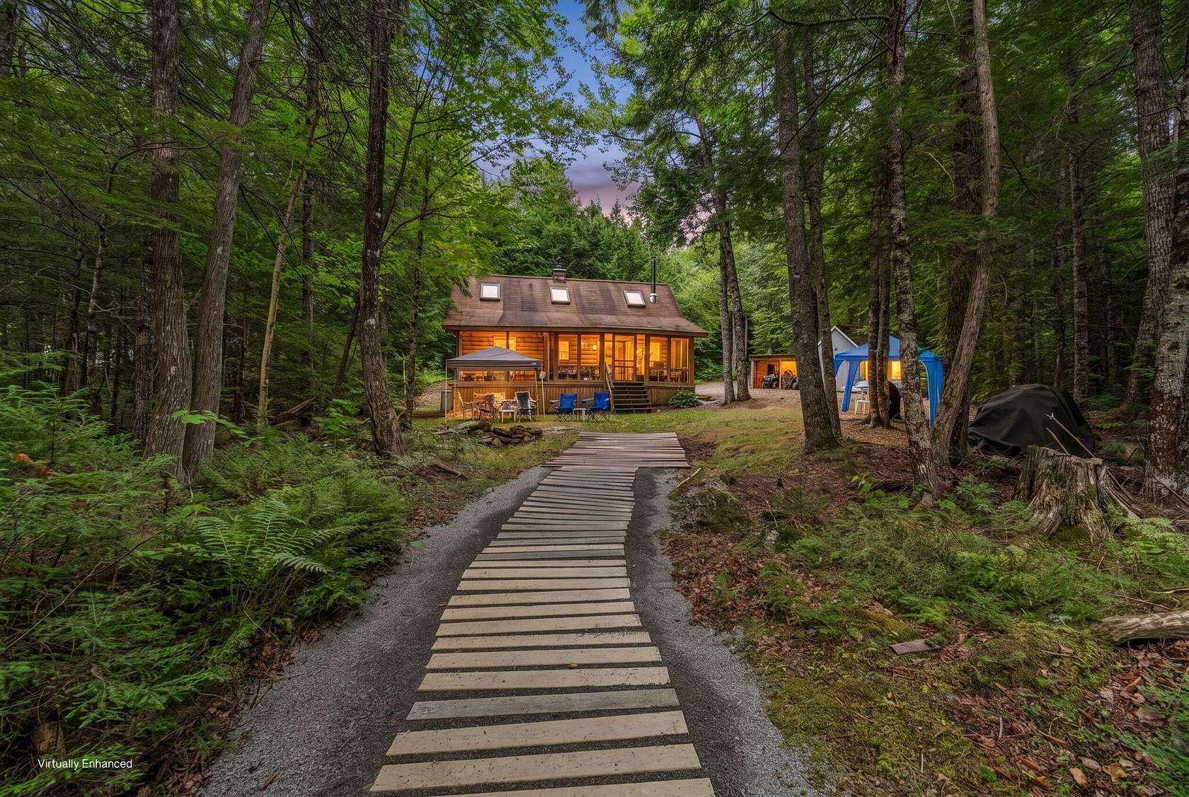 5 Acres of Land with Home for Sale in Burlington, Maine