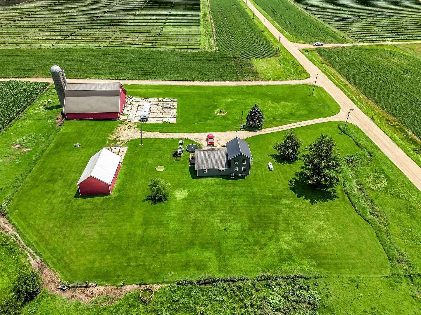8 Acres of Land with Home for Sale in Lena, Illinois