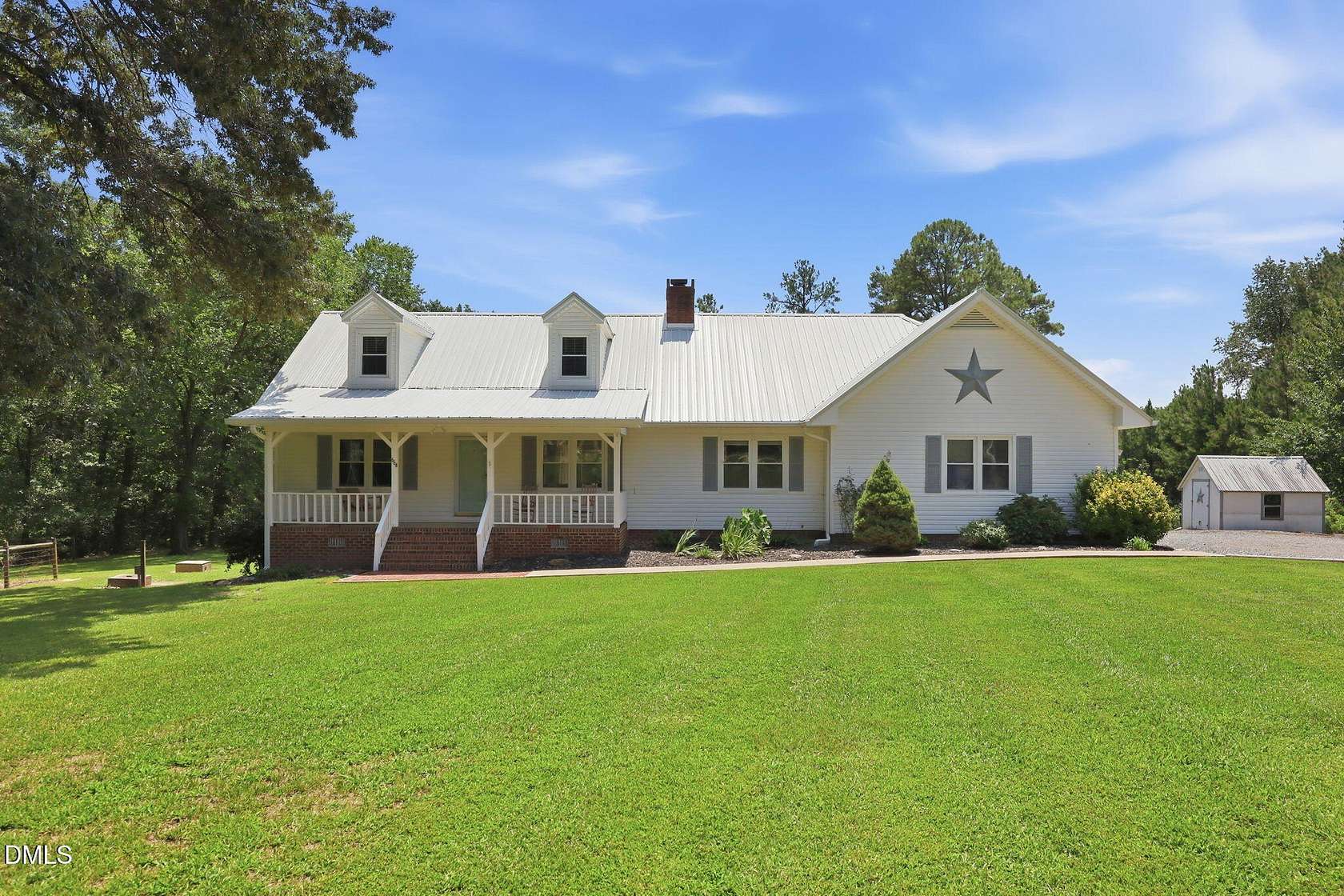 5.25 Acres of Land with Home for Sale in Goldston, North Carolina