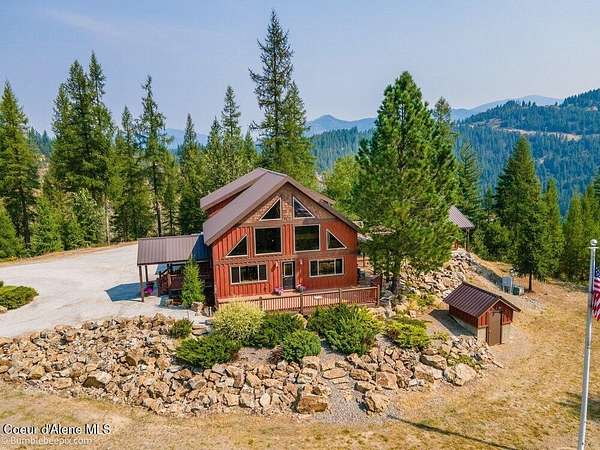 113 Acres of Recreational Land with Home for Sale in Pinehurst, Idaho