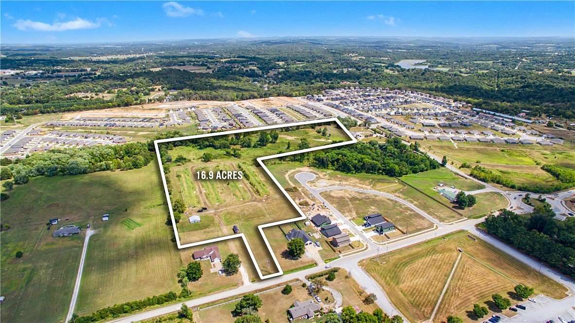 16.9 Acres of Land for Sale in Springdale, Arkansas