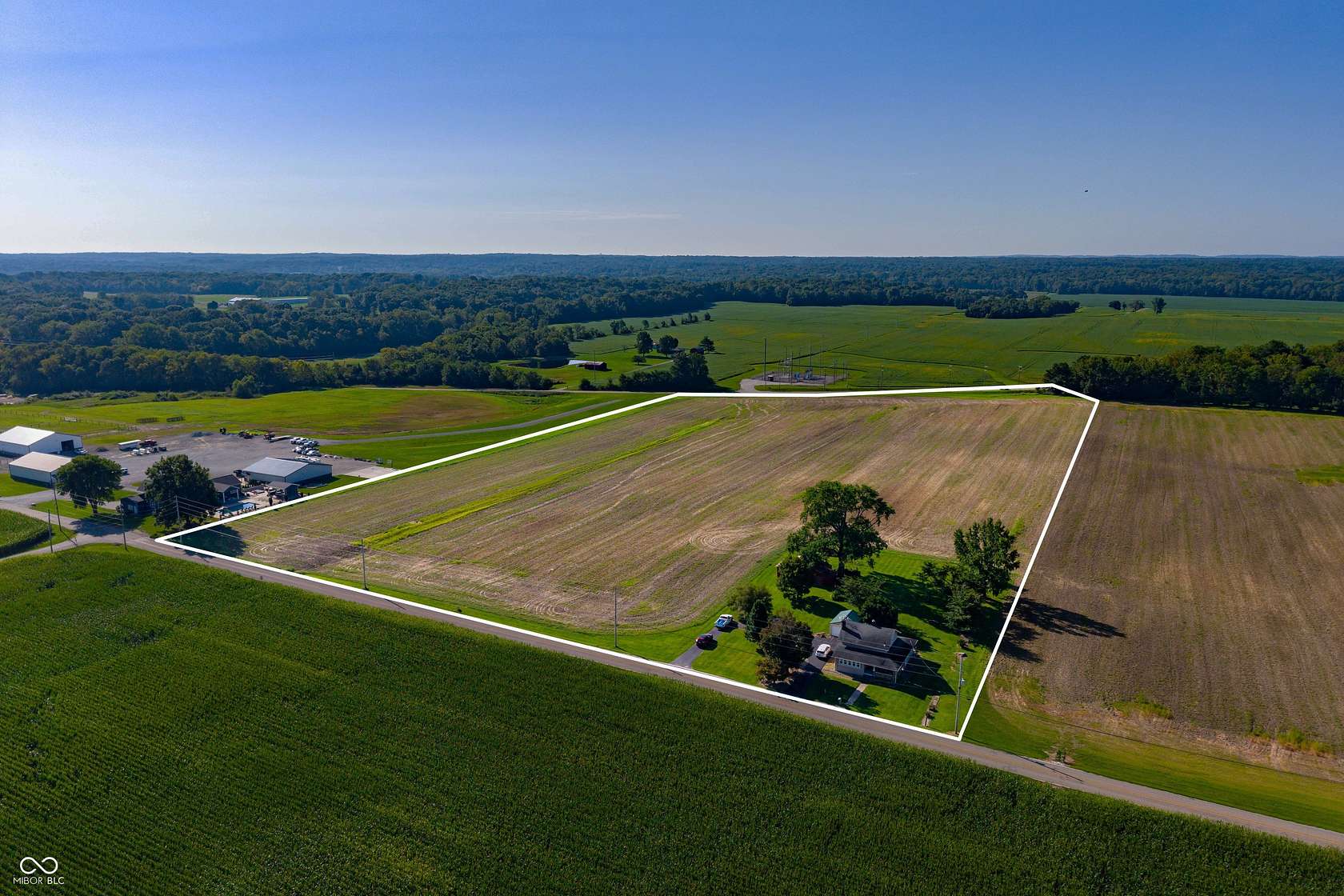 17.7 Acres of Land with Home for Sale in Morgantown, Indiana