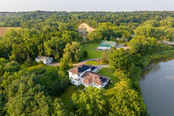 33.8 Acres of Recreational Land with Home for Sale in Mankato, Minnesota