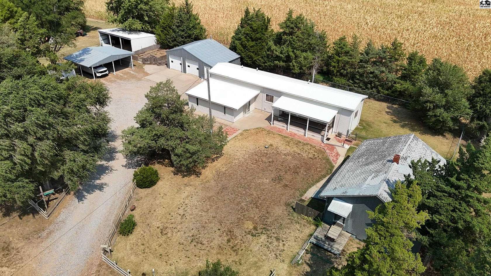 1.6 Acres of Land with Home for Sale in Iuka, Kansas