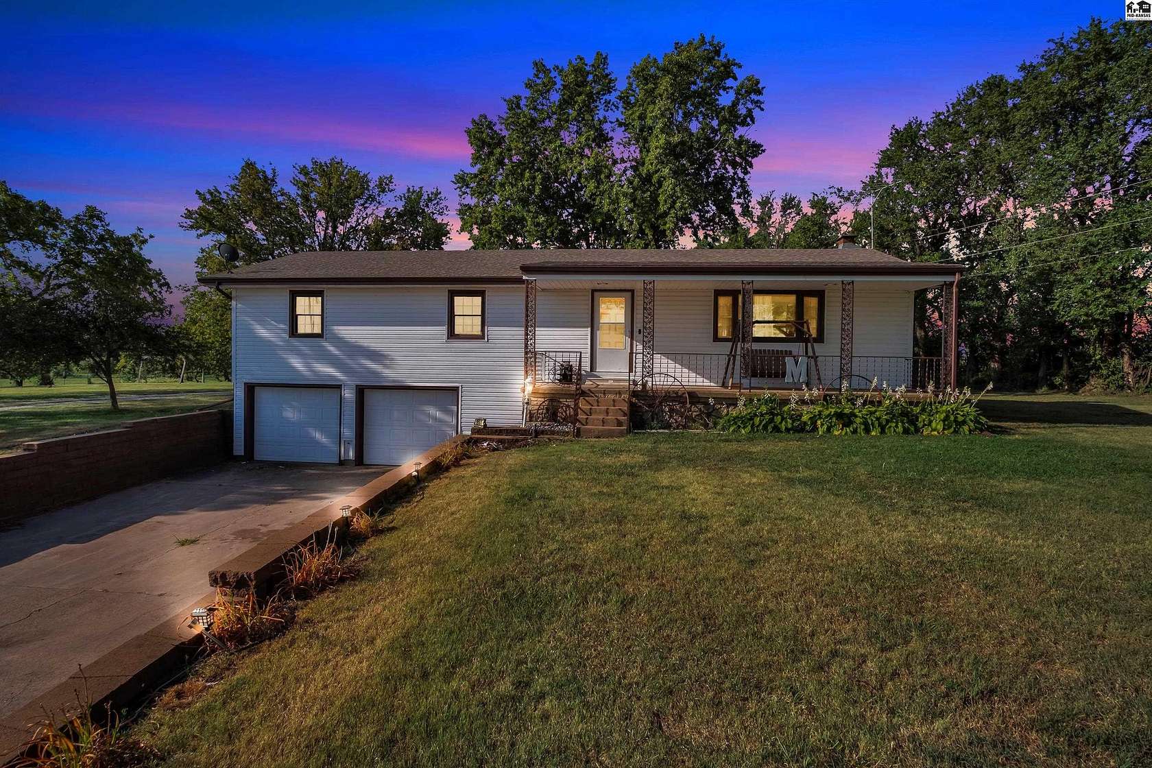 16.6 Acres of Land with Home for Sale in Galva, Kansas