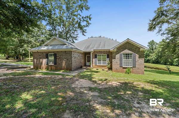 6.25 Acres of Land with Home for Sale in Robertsdale, Alabama